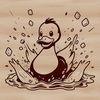 Whimsical Waterfowl Illustration A high-quality illustration of a duck, suitable for use as vector art in design projects.