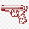 Free Gun In SVG, PNG, PDF And DXF File Formats - Free