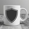 Vector shield design made with precision and accuracy, suitable for various uses such as cutting machines or laser cutters.
