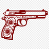 Pistol In SVG Format - Free Commercial Use License