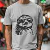 Sloth Printable Artwork In SVG, PNG, PDF And DXF Formats