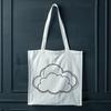 Free Vector Cloud Graphics Design A white, puffy cloud illustration in vector format, suitable for digital designs.