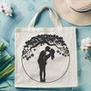 Beautiful Tree of Affection A stylized illustration of a tree with intertwined branches, symbolizing love and affection.