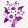 Wedding Bouquet Design Vector Art A bouquet of flowers designed for Mothers Day or wedding arrangements, created using vector art.