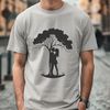 Embracing Love Tree Icon A heart-shaped tree with embracing branches and roots, symbolizing love and unity.