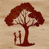 Beautiful Branching Symbolism An illustration of a tree with intertwining branches, symbolizing love and partnership.