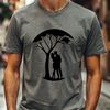 Couple Under the Loving Branches An illustration of a tree embracing two lovers in a romantic gesture.