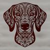 A high-quality image of a Weimaraner dog breed, suitable for vector design and commercial use.