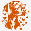 Unique Dog Digital Art - Free SVG