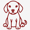 Creative Puppy In DXF - Free Digital Download