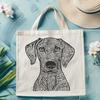 Artistic Weimaraner - Laser Engraver PNG Free Download