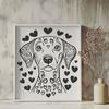 Unique Weimaraner Decal In PDF For Free Download