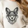 Welsh Corgi Cartoon Vector A cartoon representation of a Welsh Corgi's head, suitable for clip art or vector design.