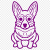 Artistic Welsh Corgi In PNG Format - Free Download