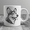 Beautiful Welsh Corgi Illustration