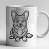 Free Sitting Welsh Corgi Stencil