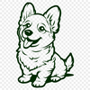 Unique Welsh Corgi Clipart - Free SVG Download