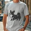 Standing Welsh Corgi Drawing