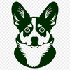 Free Creative Welsh Corgi - Free DXF Download, Commercial Use