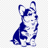 Sitting Welsh Corgi SVG - Vector Image For Commercial Use