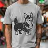 Stunning Welsh Corgi Vector Art