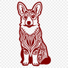 Free Welsh Corgi Digital Artwork In PDF For Free Download