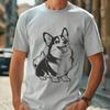 Stunning Sitting Welsh Corgi Clipart - PDF