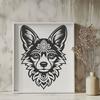 Ornate Welsh Corgi In DXF Free Commercial Use Download