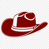 Vintage Cowboy Hat SVG Vector Art A classic cowboy hat design in vector format, ideal for cutting machines and laser cutters.