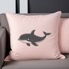 Silhouette Whale Design for Cricut and Laser Cutters A stylized illustration of a whale in silhouette form, suitable for cutting machines like Cricut.