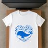 An illustration of a whale in vector format.