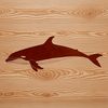 Silhouette Whale Vector Art Illustrative vector artwork of a whale in silhouette style.