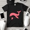 Beautiful Whale Silhouette Design A simplified illustration of a whale in vector format.