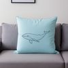 Stylized Whale Silhouette for Cricut and Laser Engraving A stylized vector graphic of a whale suitable for cutting machines like Cricut or laser engraving tools.