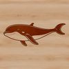 Beautiful Whale Illustration SVG File A detailed illustration of a whale in vector format for easy editing and customization.