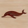 Free Whale Clip Art for Cutting Machines A detailed vector illustration of a whale in silhouette form, suitable for cutting machines or laser engraving.