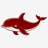 A Whale Silhouette in Profile A detailed vector illustration of a whale in profile.