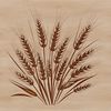 SVG Design of a Wheat Field An illustration of a wheat plant, suitable for commercial or personal use.