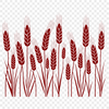 Vector Wheat Design Free Download A stylized illustration of wheat, suitable for various commercial uses including cutting machine projects.
