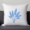 Beautiful Wheat Stalk Illustration A vector illustration of a single stalk of wheat with detailed texture and shape.