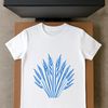 Simple Wheat Plant Design A simple vector illustration of a wheat plant.