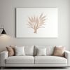 Free Stylized Wheat Silhouette A simple illustration of a stalk of wheat with multiple ears.