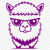 Free Alpaca Vector Graphic An illustration of a South American camelid, often domesticated for its wool.