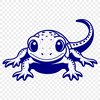 Beautiful Free Salamander Clip Art for Download A colorful illustration of a salamander in vector format.
