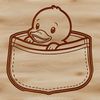 Whimsical Waterfowl Vector Vector illustration of a duck, suitable for digital crafting and design projects.