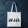 Whimsical Cat Silhouettes for Crafting A simplified illustration of a domestic cat in various poses, suitable for digital crafting projects.