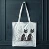 Feline Iconography Vector Graphic An isolated vector graphic representation of a common household pet.