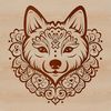 Free SVG Shiba Inu Clipart Illustration An SVG graphic featuring the face of a Shiba Inu animal breed.