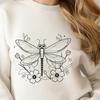 Beautiful Vector Dragonfly Art A delicate dragonfly design featuring intricate details, suitable for vector graphic projects and digital art.