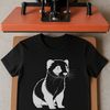 Free Ferret SVG for Commercial Use Illustration of a Ferret animal in vector format